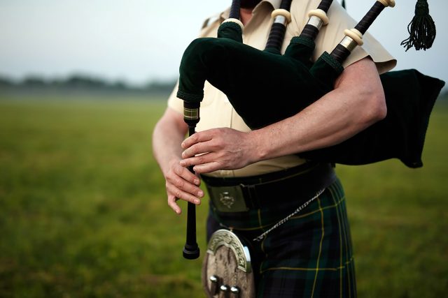 Authentic Burns Night supper celebration at Chapter One Restaurant, Locksbottom, Kent.