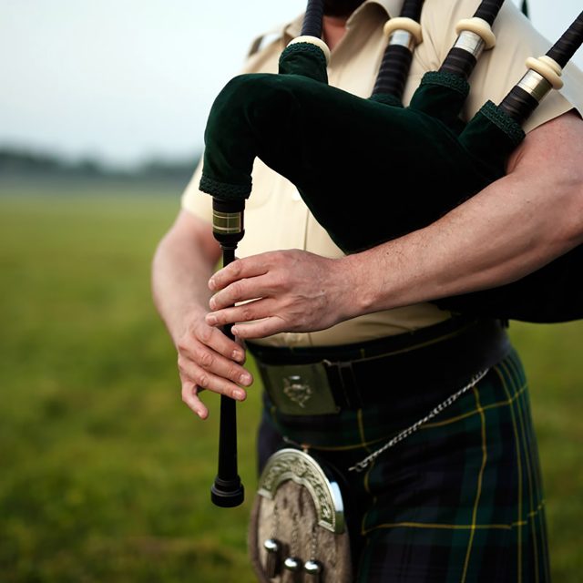Authentic Burns Night supper celebration at Chapter One Restaurant, Locksbottom, Kent.