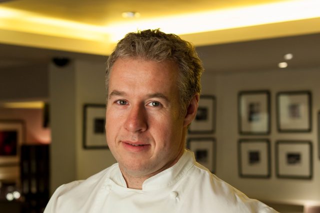 Chef Patron Andy McLeish in the Chapter One kitchen, Kent's Michelin-starred culinary expert.