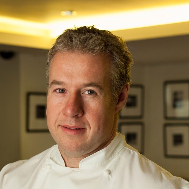 Chef Patron Andy McLeish in the Chapter One kitchen, Kent's Michelin-starred culinary expert.