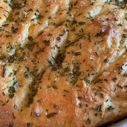 Authentic Italian focaccia bread recipe by Chapter One Restaurant, Kent.