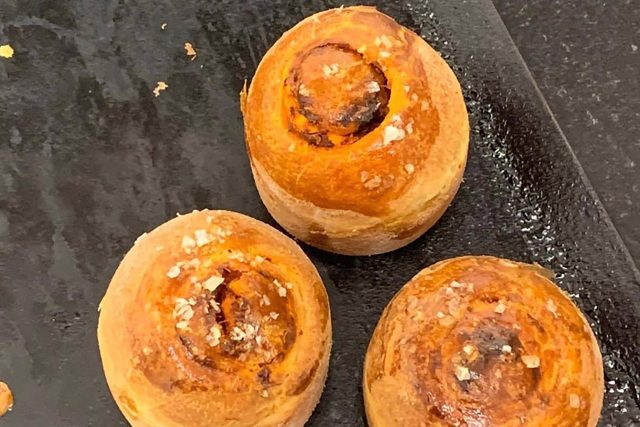 Signature brioche swirls recipe from the pastry kitchen at Chapter One Kent.