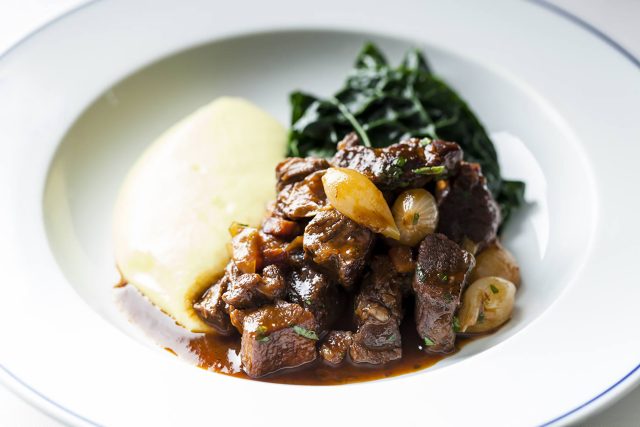 Enjoy high-quality grilled meats for lunch or dinner at Chapter One, Locksbottom.