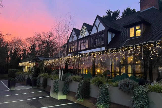 New Year’s Day fine dining experience at Chapter One Restaurant in Locksbottom, Kent.
